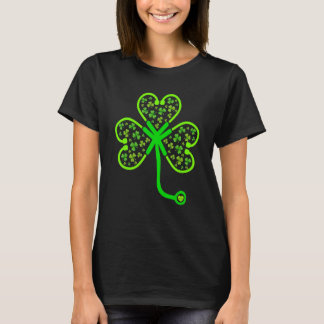 Camiseta Enfermera Día de San Patricio Enfermera Afortunada