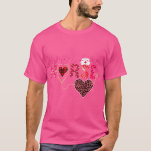 Camiseta Enfermera Día de San Valentín Cupids Vida favorita