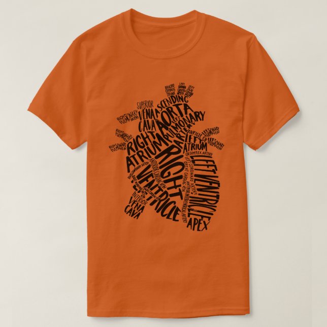 Camiseta Enfermera diaca de CVICU RN Enfermería anatómica c (Diseño del anverso)