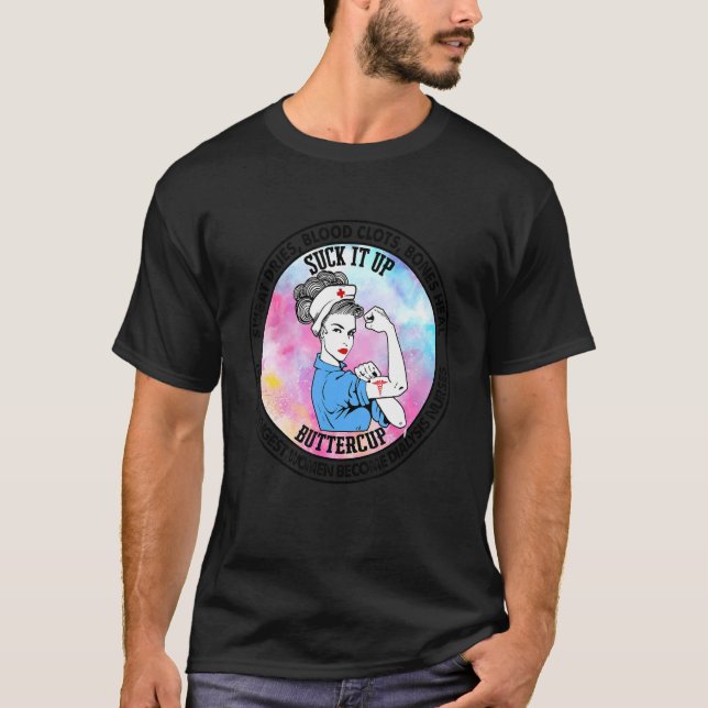 Camiseta Enfermera diálisis Mujeres Tattoo Medicina Guay Mu (Anverso)