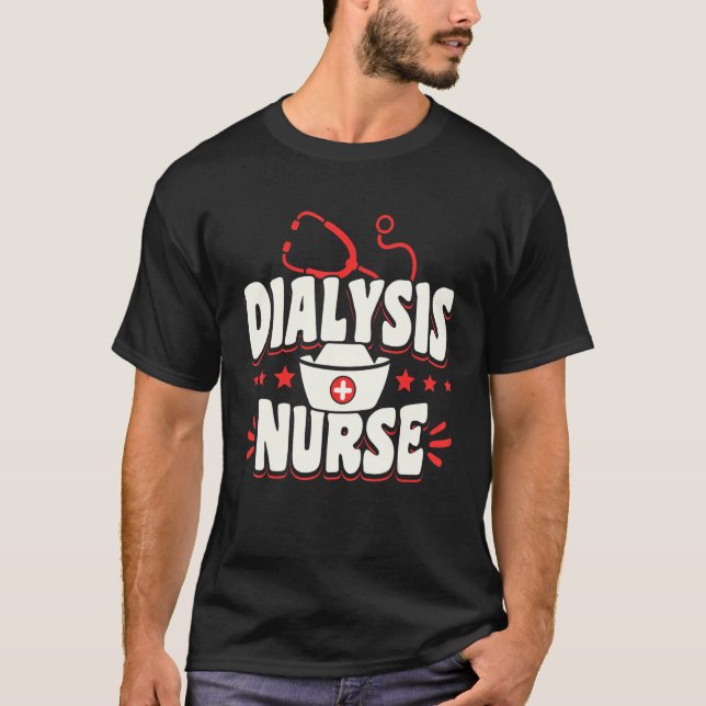 Camiseta Enfermera diálisis Riñones (Anverso)