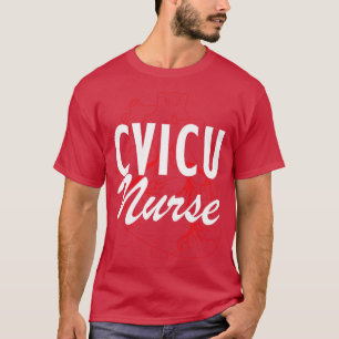 Camiseta Enfermera diovascular UCI Enfermera CVICU