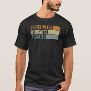 Camiseta Enfermera disidente cafeinada con medicina hidrata