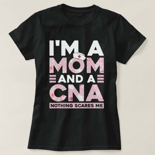 Camiseta Enfermera divertida CNA Mamá Diseño Enfermería Cer (Diseño del anverso)