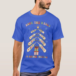 Camiseta Enfermera divertida de CNA Navidad médica Xmasrees