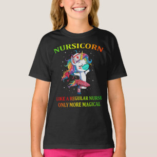 Camiseta Enfermera divertida de unicornio