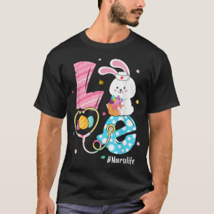 Camiseta Enfermera divertida del amor estetoscopio vida con