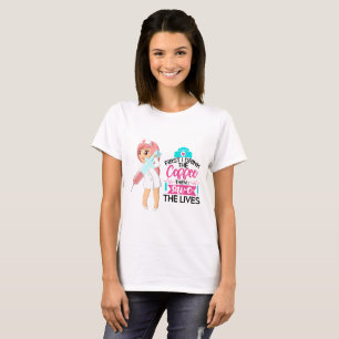 Camiseta Enfermera divertida diciendo con gran aguja hipodé