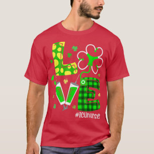 Camiseta Enfermera divertida enfermera de la UCI de amor
