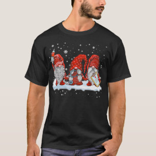 Camiseta Enfermera divertida Gnomes Santa Navidades Enferme