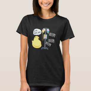 Camiseta Enfermera divertida Pascua, bomba de IV, Med Quiró