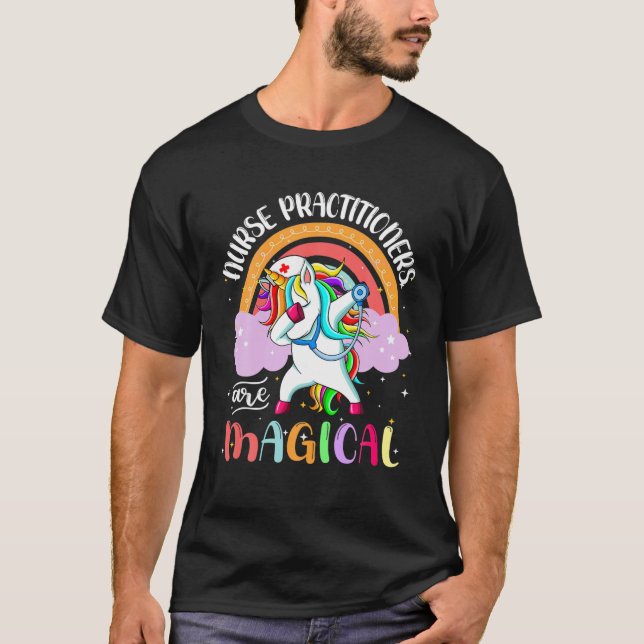 Camiseta Enfermera divertida practicante RN Magical Dabbing (Anverso)