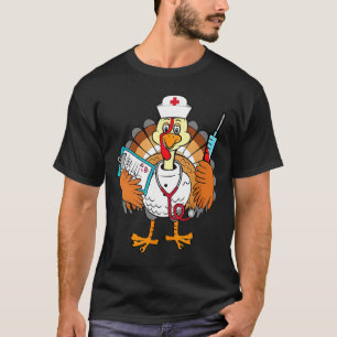 Camiseta Enfermera divertida Turquía Agradecimiento Día de