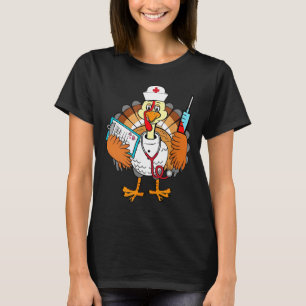 Camiseta Enfermera divertida Turquía Agradecimiento Día de