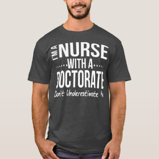 Camiseta Enfermera DNP PhD Doctorado regalo de graduación p