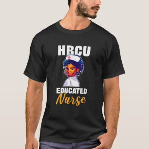 Camiseta Enfermera educada de HBCU - Col histórico de histo