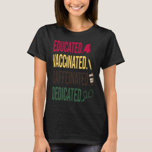 Camiseta Enfermera educada y vacunada