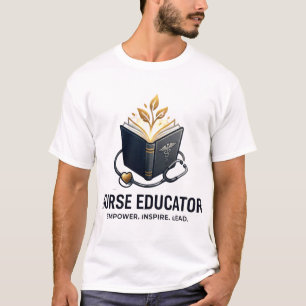 Camiseta Enfermera Educadora Empodera Inspira Lidera