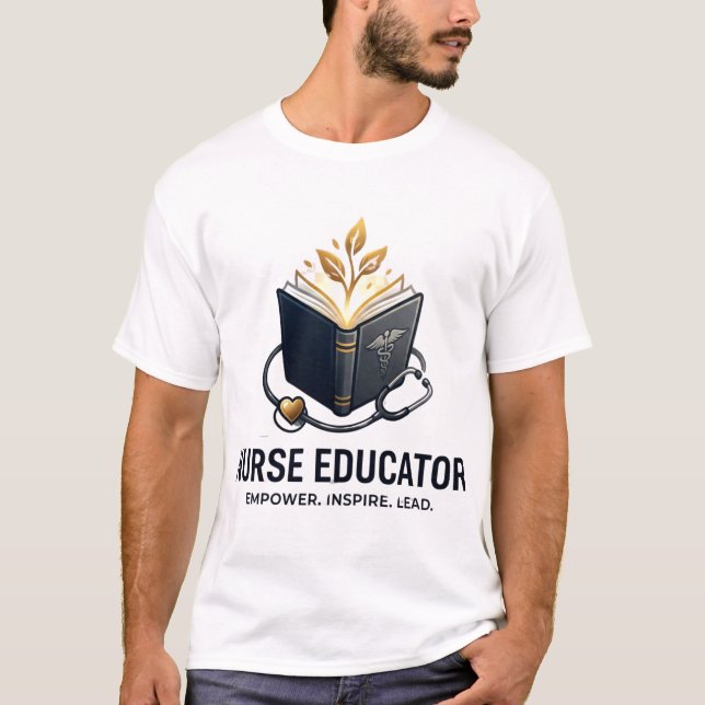 Camiseta Enfermera Educadora Empodera Inspira Lidera (Anverso)