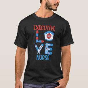 Camiseta Enfermera Ejecutiva Ama la Enfermería