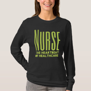 Camiseta Enfermera El latido de la asistencia sanitaria Se