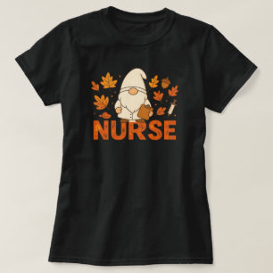 Camiseta Enfermera en colores otoñales