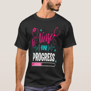 Camiseta Enfermera En Curso Enfermería Estudiante Futuro Nu