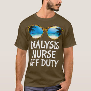 Camiseta Enfermera en diálisis de mujeres con nefrología di