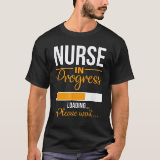 Camiseta Enfermera en Progreso Enfermera Escuela de Enferm