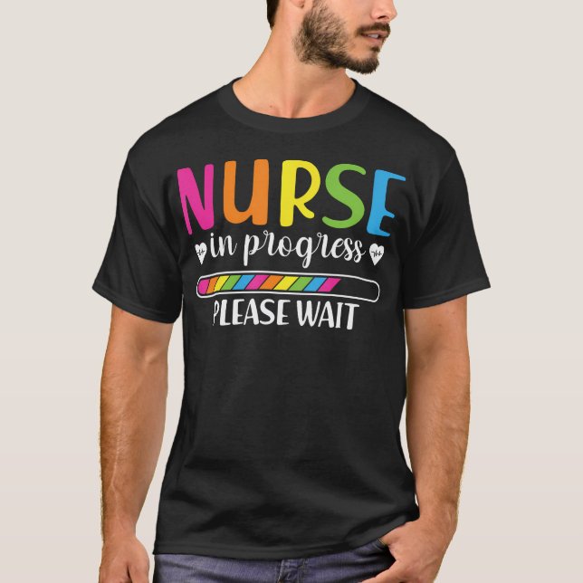Camiseta Enfermera En Progreso Estudiante De Enfermería Bsn (Anverso)