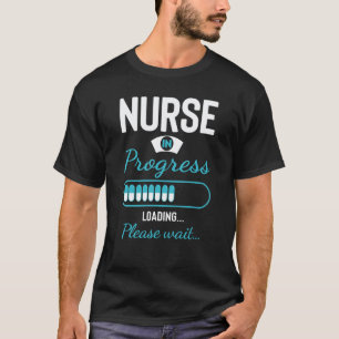 Camiseta Enfermera en Progreso Estudiante de Enfermería En