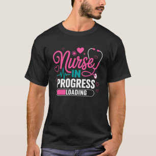 Camiseta Enfermera en Progreso Estudiante de Enfermería Enf