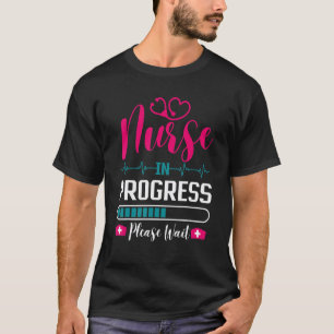 Camiseta Enfermera En Progreso Estudiante De Enfermería Esc