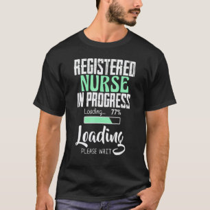 Camiseta Enfermera En Progreso Estudiante De Enfermería Fut