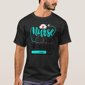 Camiseta Enfermera En Progreso Estudiante De Enfermería Vid