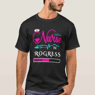 Camiseta Enfermera En Progreso Estudiante De Escuela De Enf