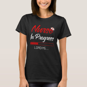 Camiseta Enfermera En Progreso Estudiante De Escuela De Enf