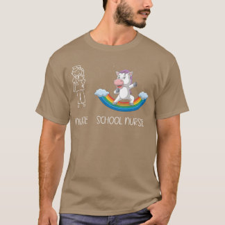 Camiseta Enfermera Escolar Practicante Unicornio Otras Enfe