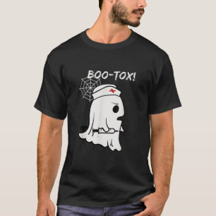 Camiseta Enfermera espeluznante Halloween Boo tox Botox Pla
