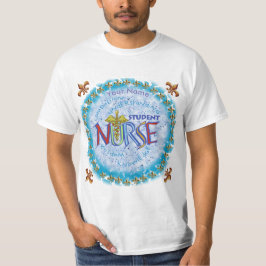 Camiseta Enfermera estudiante Motto personalizado Enfermera
