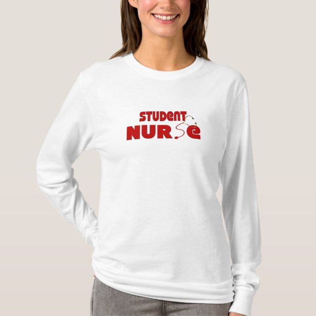 Camiseta Enfermera estudiantil (Anverso)