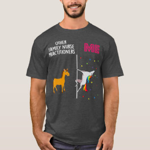 Camiseta Enfermera familiar practicante Unicorn Otros