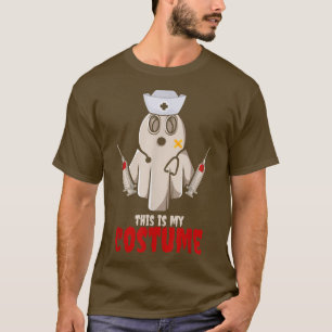 Camiseta Enfermera fantasma con jeringas sangrientas disfra