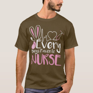 Camiseta Enfermera favorita de cada conejo Enfermera sarcás