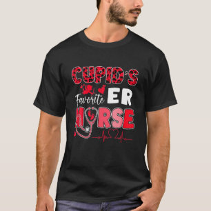 Camiseta Enfermera favorita de Cupido Día de San Valentín m