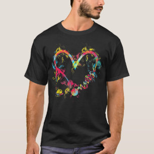 Camiseta Enfermera flamando el corazón