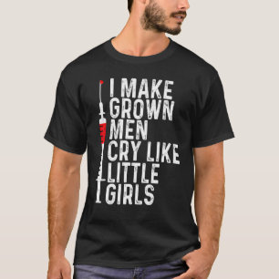 Camiseta Enfermera flebotomista hace que el hombre grande l