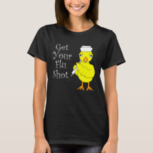 Camiseta Enfermera Flu Shot Chick