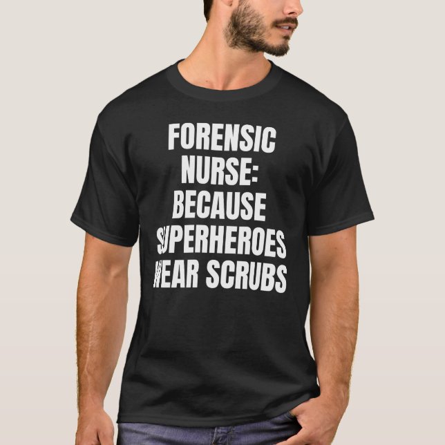 Camiseta enfermera forense (Anverso)