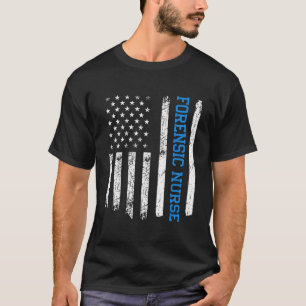 Camiseta Enfermera forense Estados Unidos Enfermero de enfe